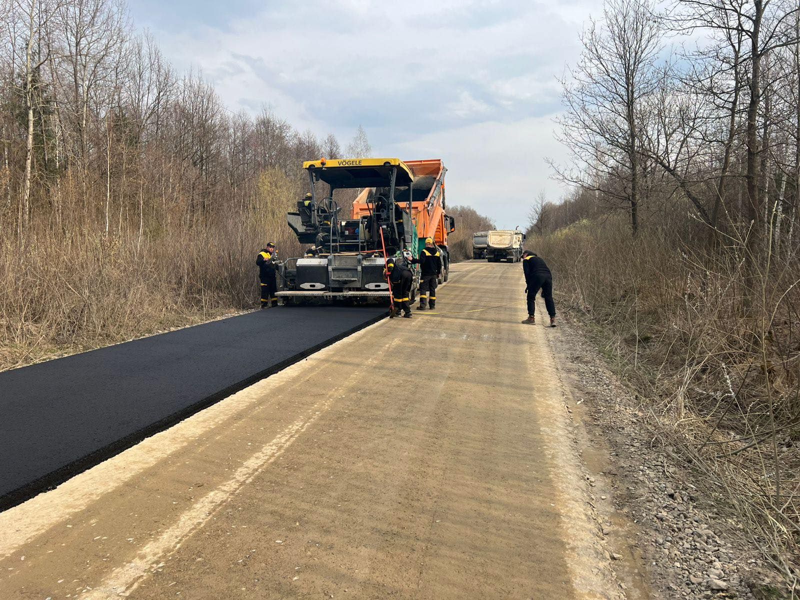 На Надвірнянщині розпочали ремонт автодороги Ланчин — Богородчани 4