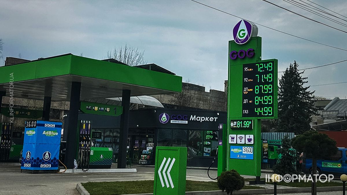 Актуальні ціни на АЗС Коломиї 27 березня 1