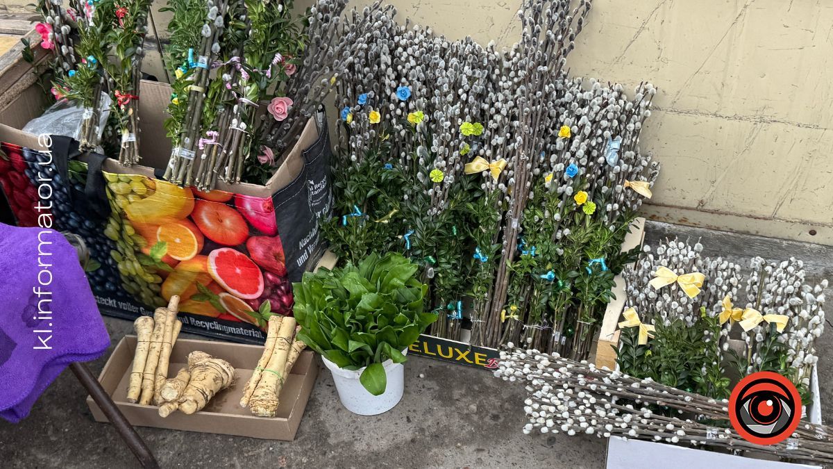 Яка вартість вербовий гілочок на ринку у Коломиї 2