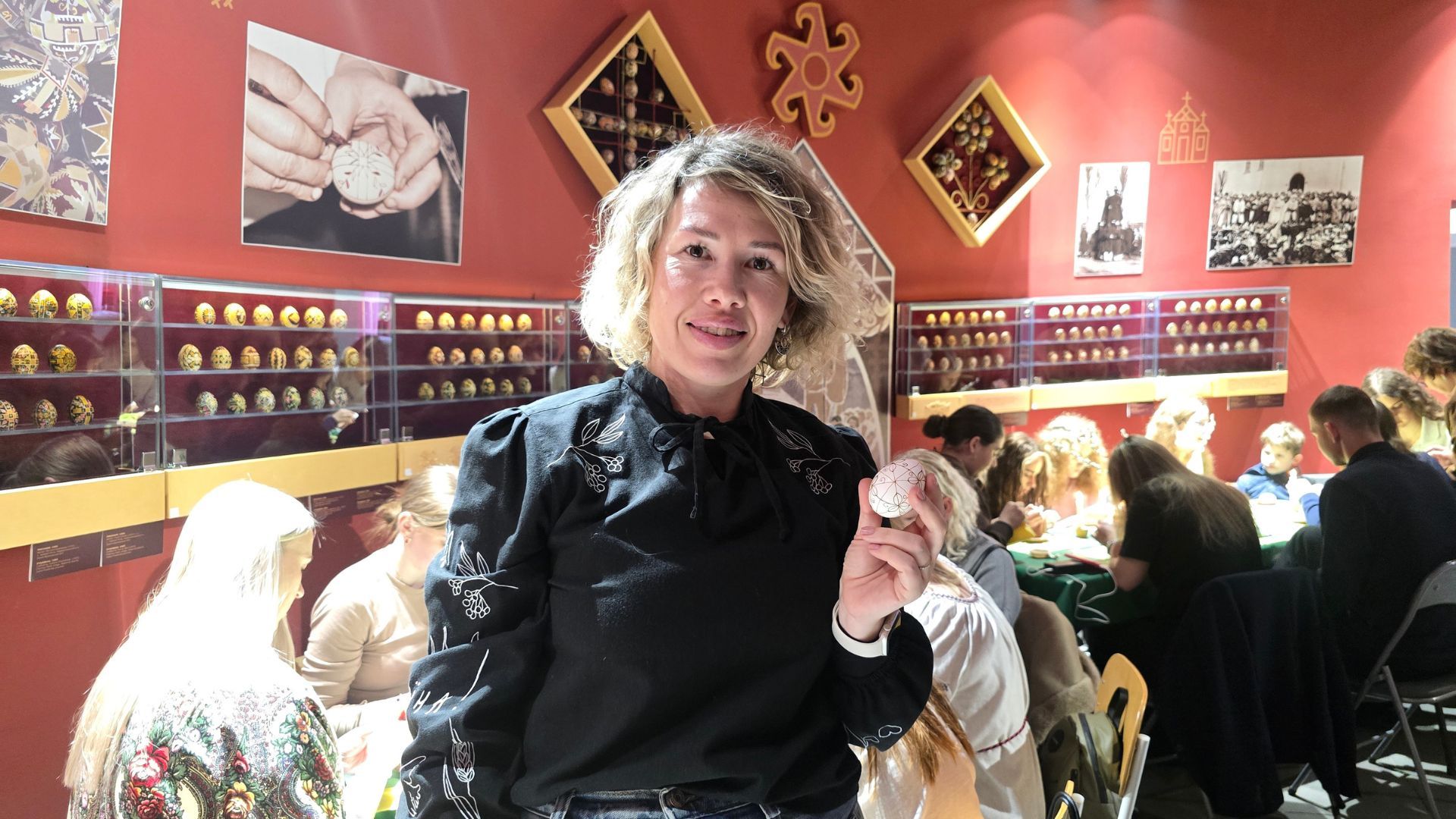 Акція "Писанки для України". Фото: Суспільне Івано-Франківськ