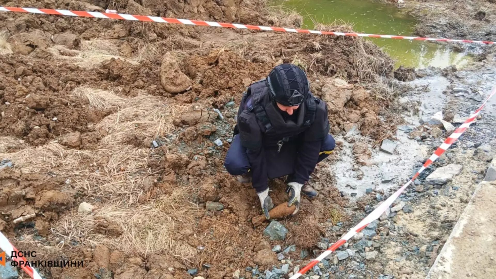Знайдені боєприпаси в Буковелі