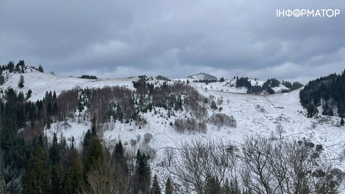 Сніг на Верховинщині 8 квітня