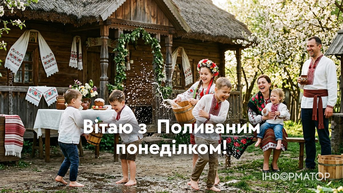 З Поливаним понеділком!