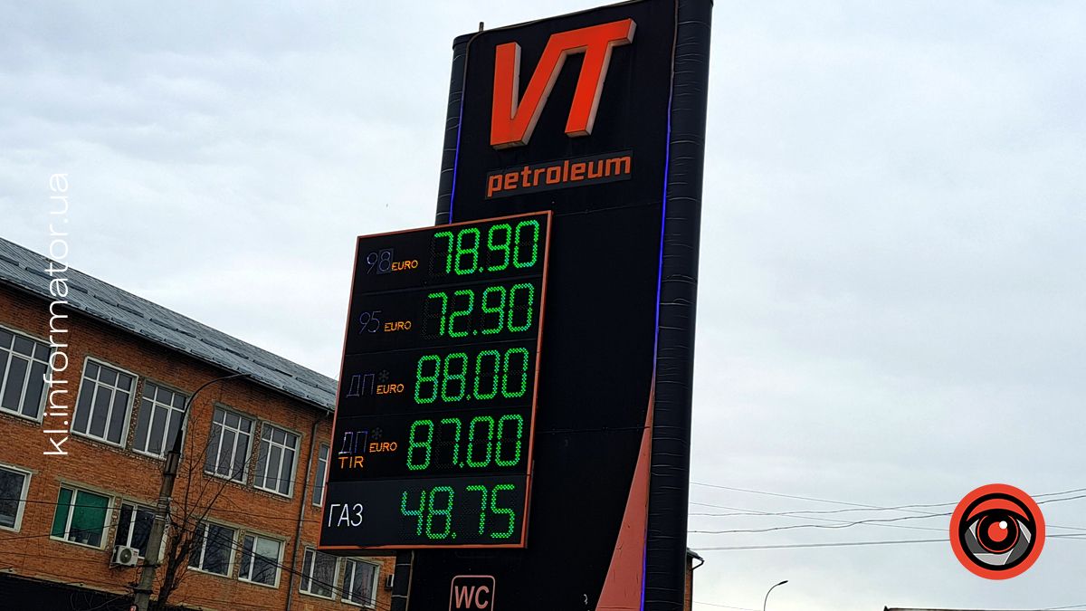 Актуальна вартість пального у Коломиї 10 квітня 2