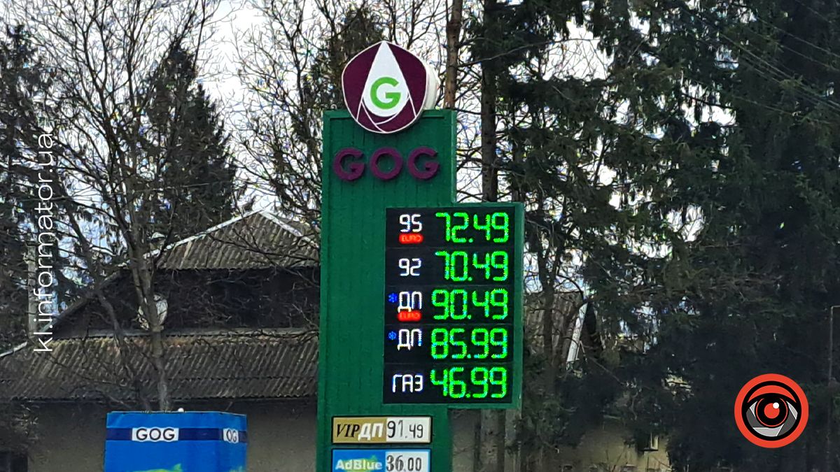 Актуальна вартість пального у Коломиї 10 квітня 6