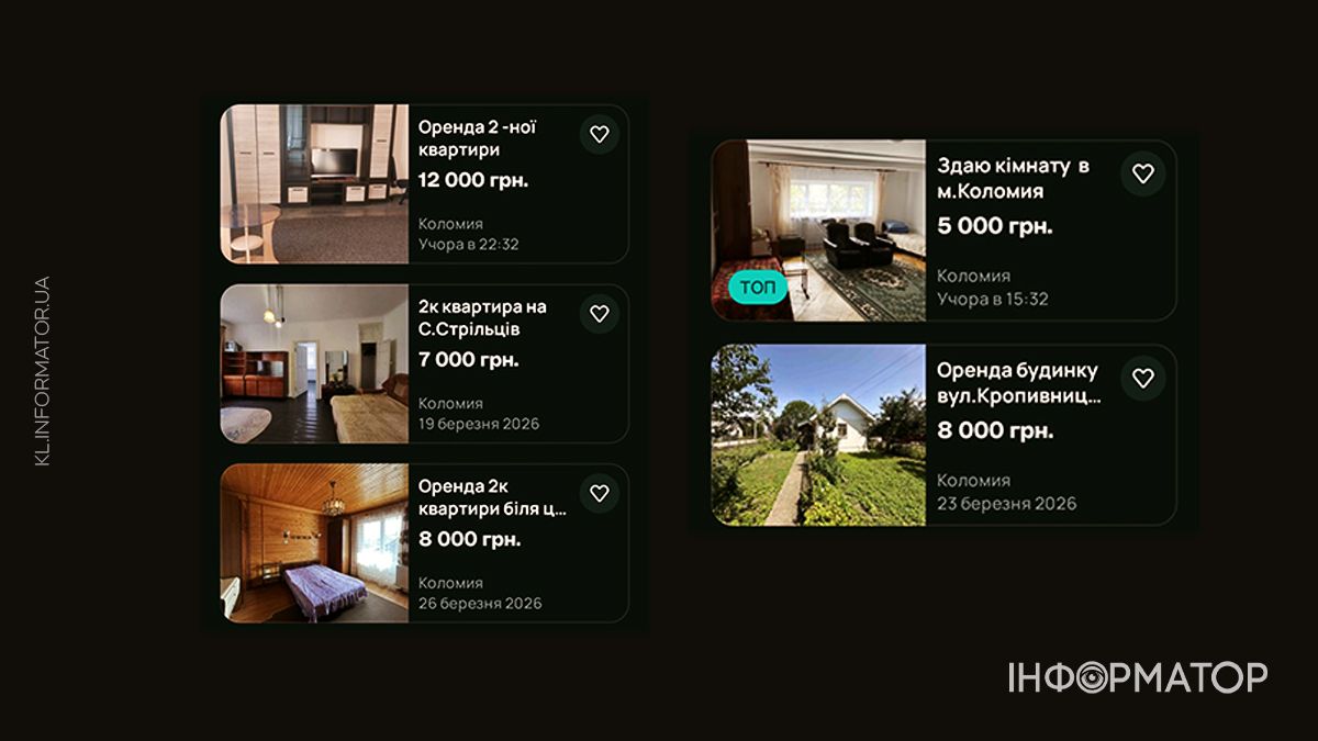 Дефіцит квартир в оренду у Коломиї: які ціни та варіанти у квітні 2026 року 2