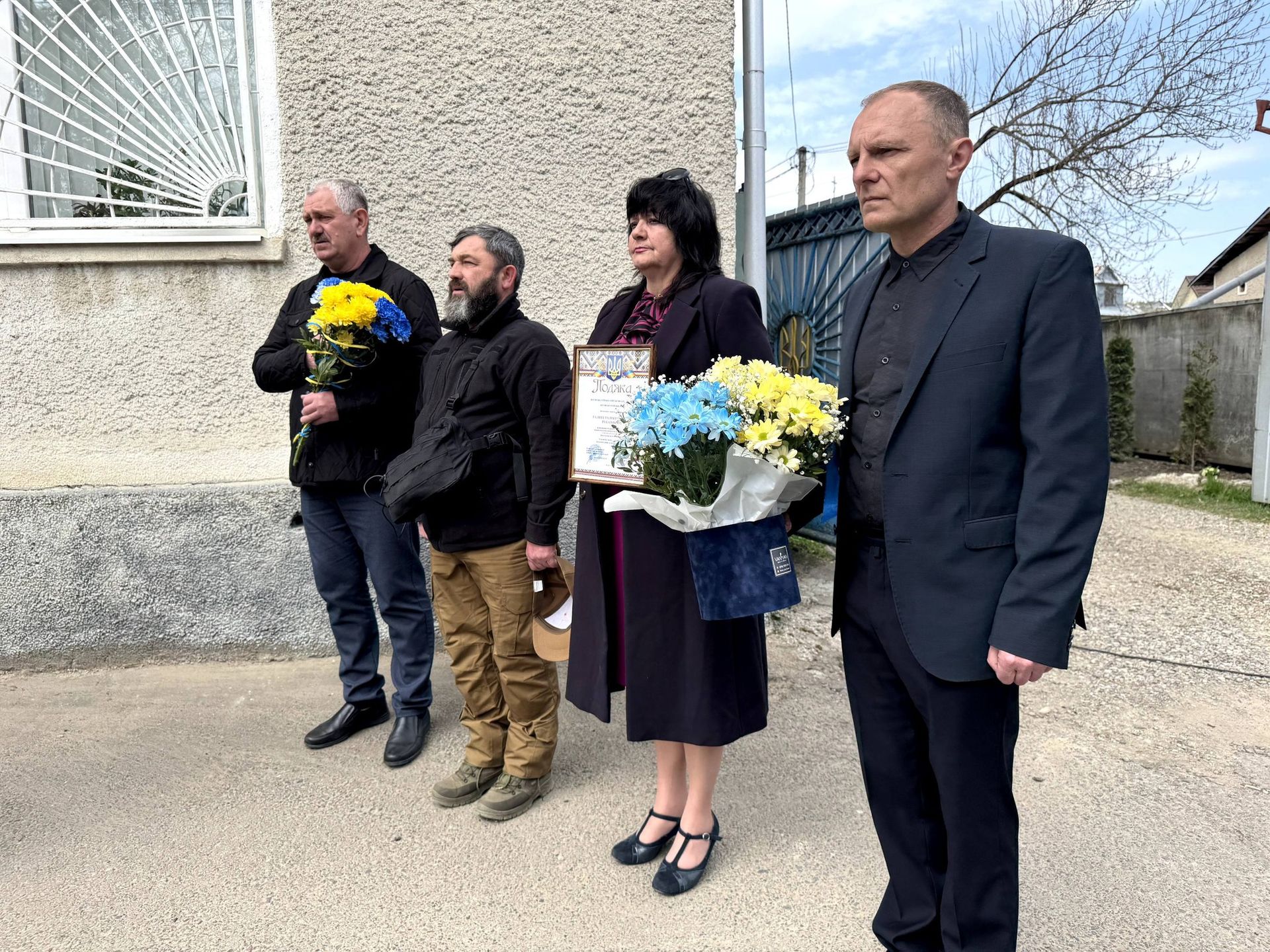 У Косові відкрили пам’ятну дошку загиблому захиснику Євгену Рубаняку 9