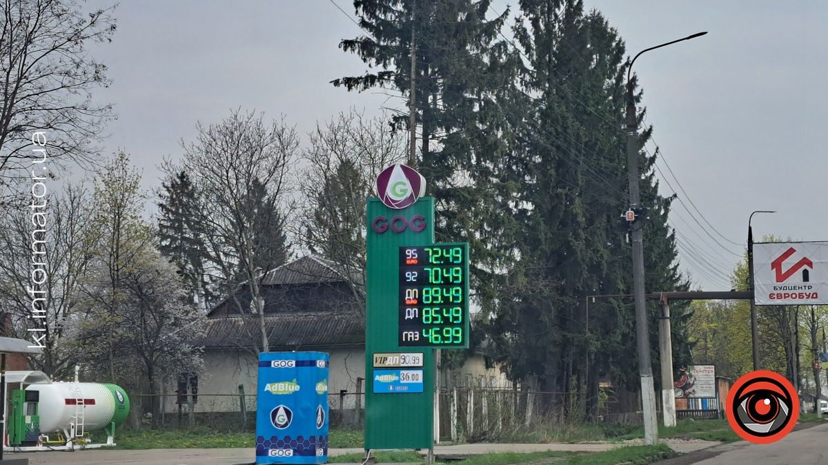 Актуальна вартість пального у Коломиї 17 квітня 7