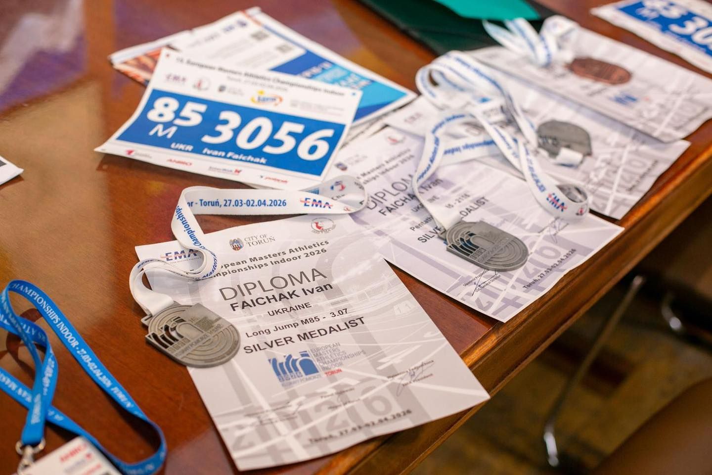 85-річний прикарпатець здобув чотири медалі на чемпіонаті Європи з легкої атлетики 4