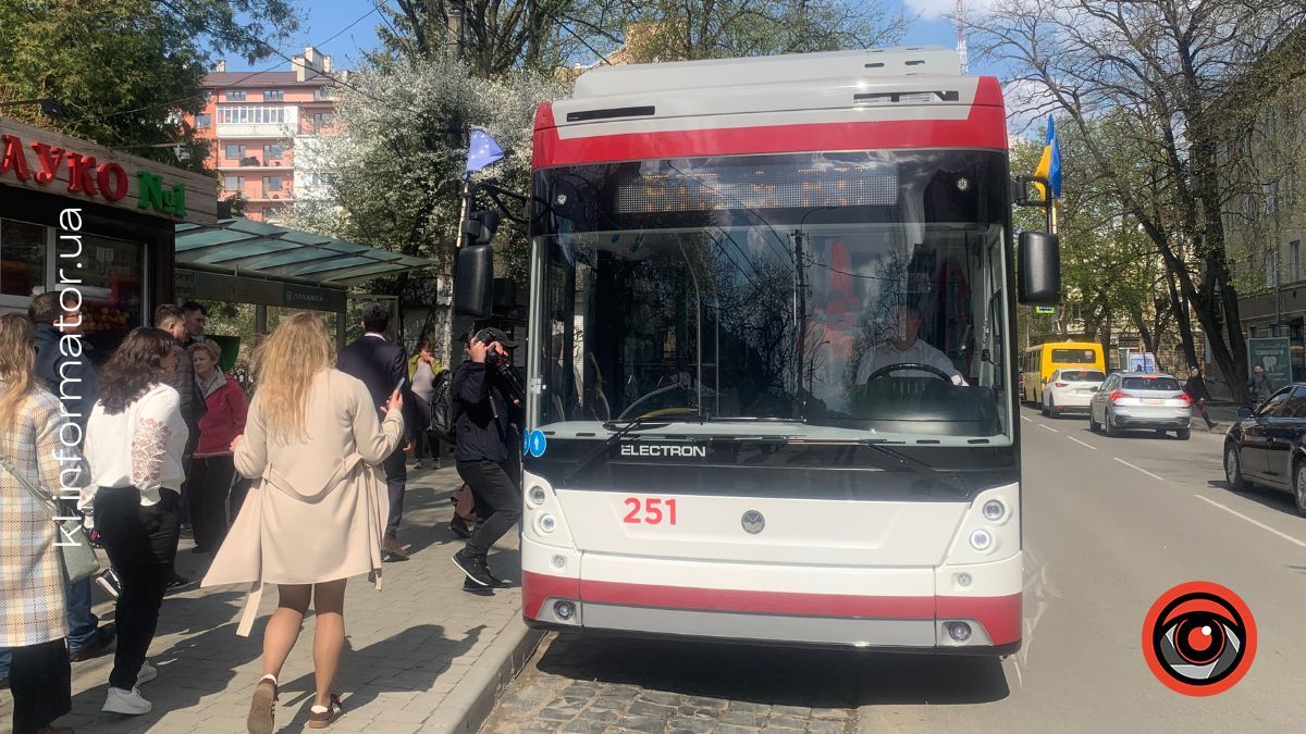 Нові тролейбуси вже курсують вулицями Франківська 1
