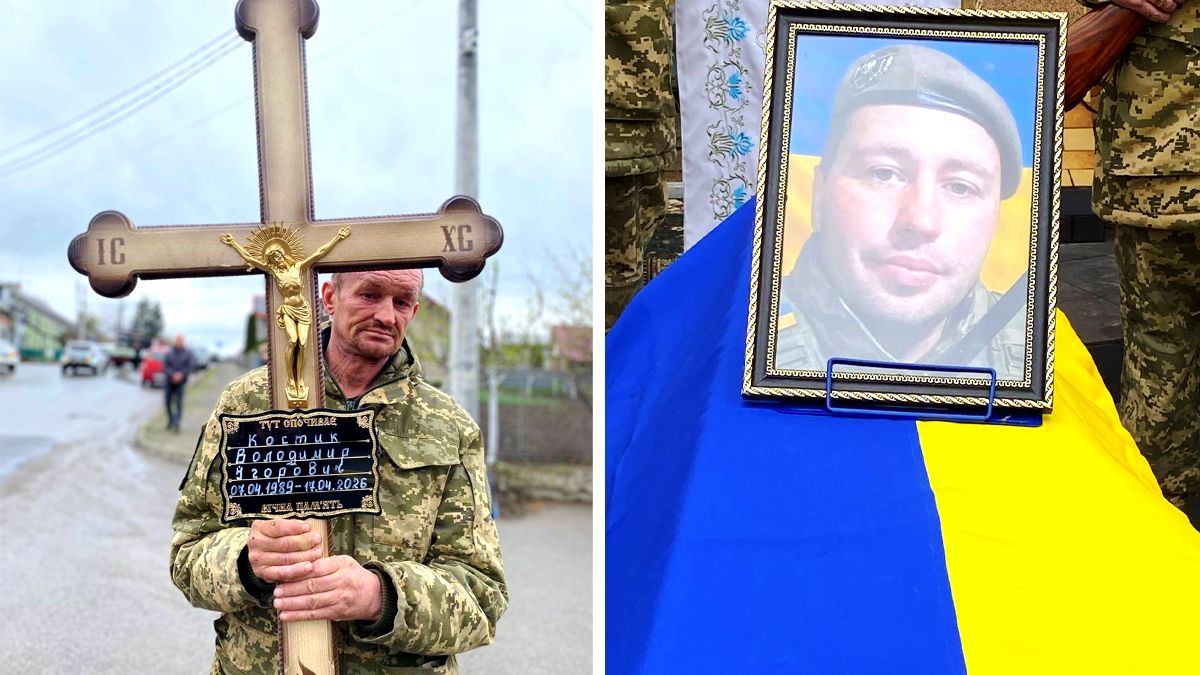 На вічний спочинок у Городенці провели воїна Володимира Костика 8