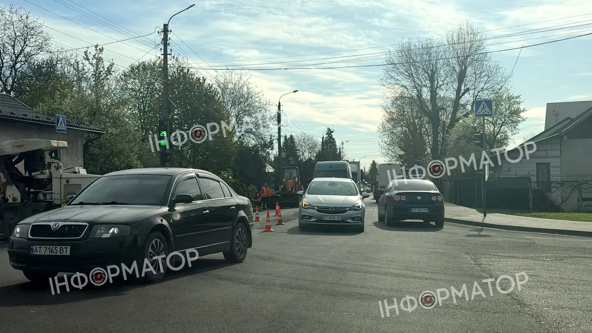 В мікрорайоні Богуна-Мазепи у Коломиї сильний затор