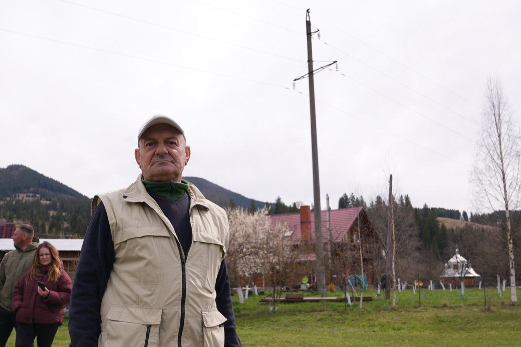 Житель села Кривопілля Іван Сем’ян. Суспільне Івано-Франківськ/Роман Сокирко