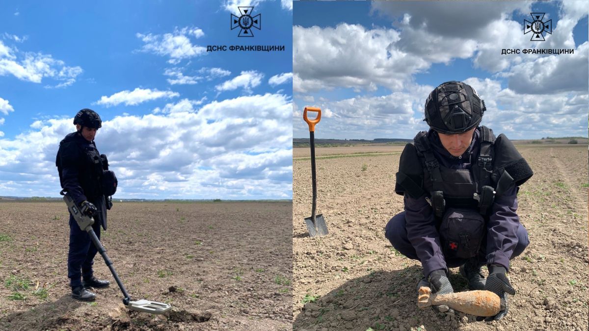 На Коломийщині піротехніки знищили декілька боєприпасів часів Другої світової війни