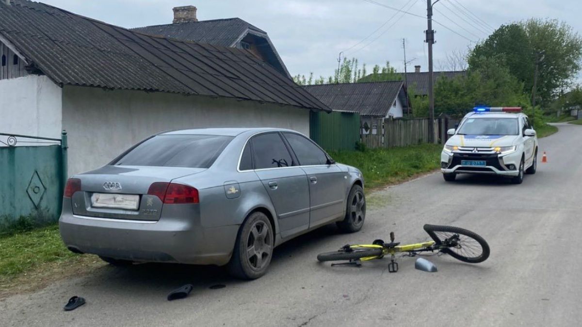 ДТП на Городенківщині: під колеса легковика потрапив малолітній велосипедист