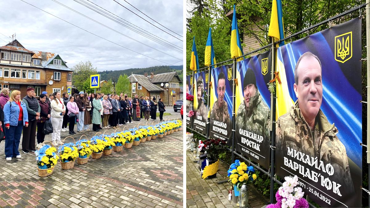 Банер пам’яті Дмитра Станковича освятили у Ворохті 1
