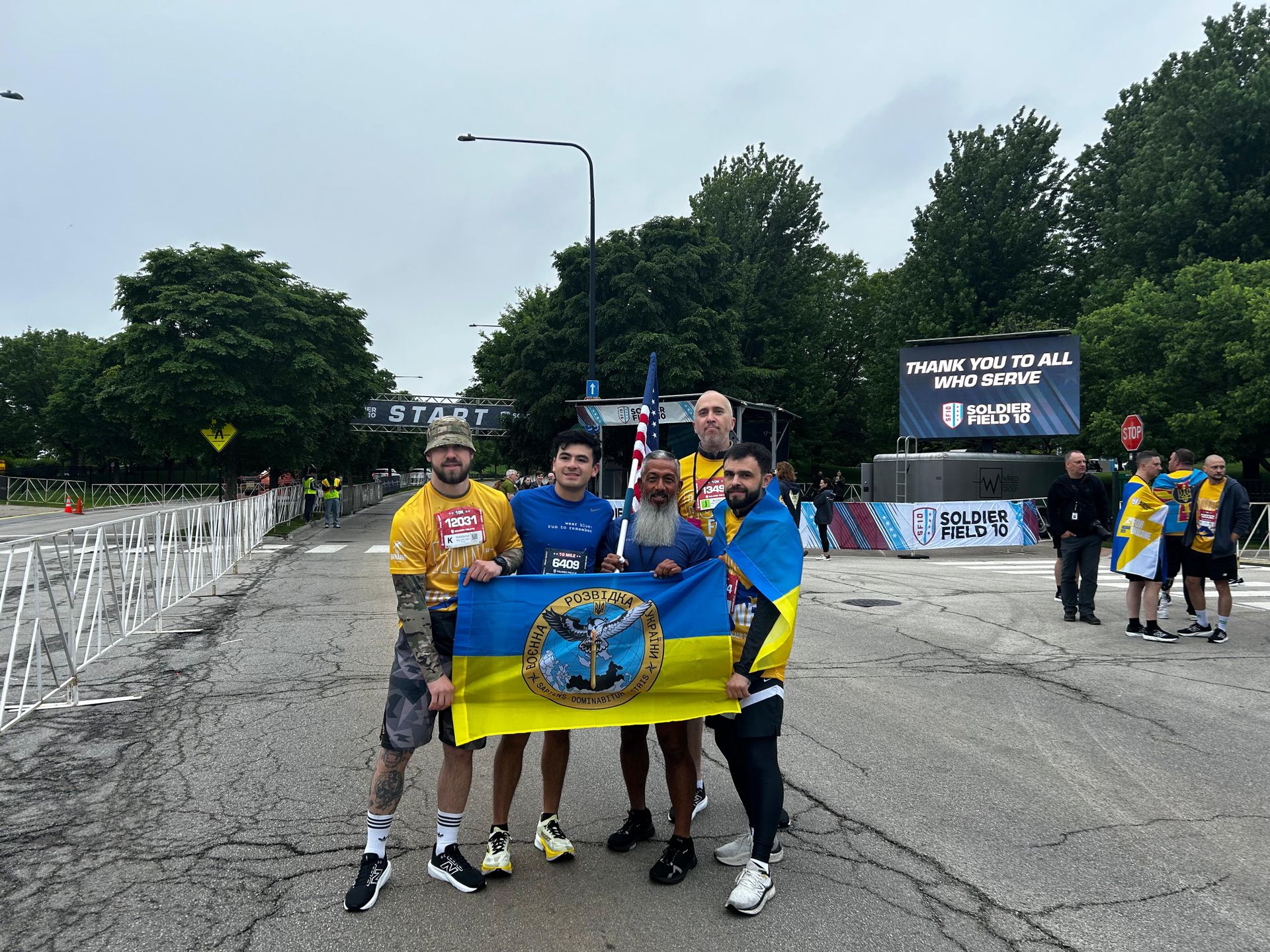 Українські військові взяли участь у забігу в США та вшанували Героя з Коломиї 2