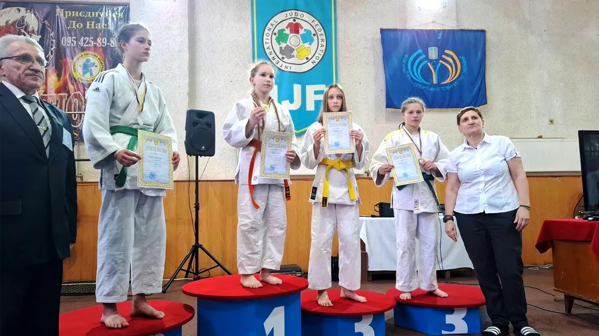 Вихованці секції дзюдо з надвірної здобули нагороди на Чемпіонаті України 1