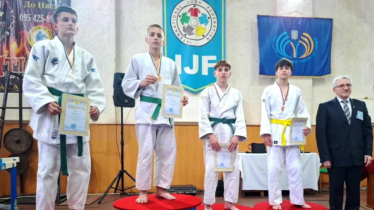 Вихованці секції дзюдо з надвірної здобули нагороди на Чемпіонаті України 4