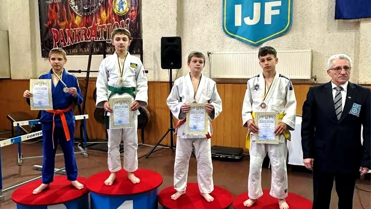Вихованці секції дзюдо з надвірної здобули нагороди на Чемпіонаті України 6
