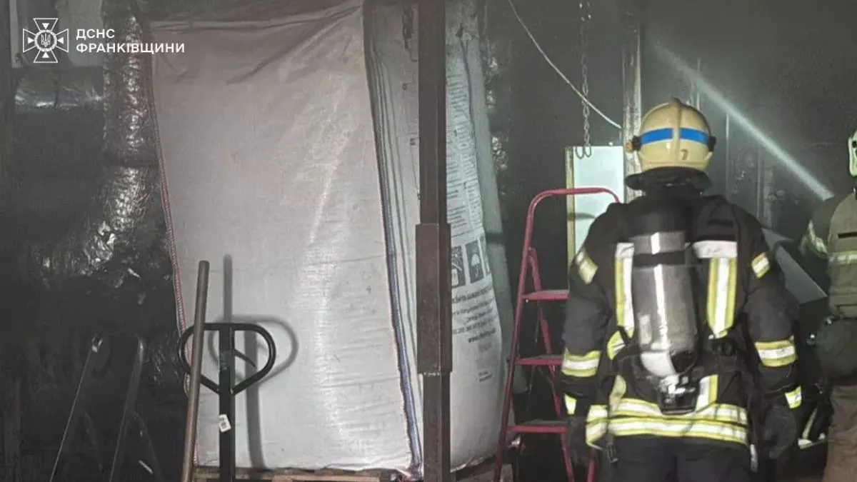 У Коломиї сталася пожежа на одному з підприємств