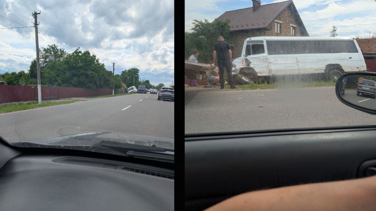 У Ценяві зіткнулися легковик та маршрутний автобус: до лікарні доставили шістьох людей 1
