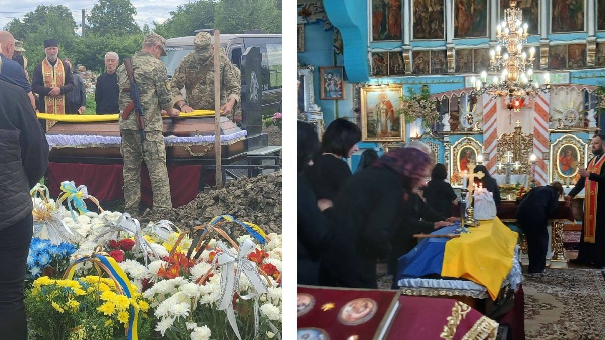 У Матеївцях провели в останню путь захисника Назара Самуляка 3