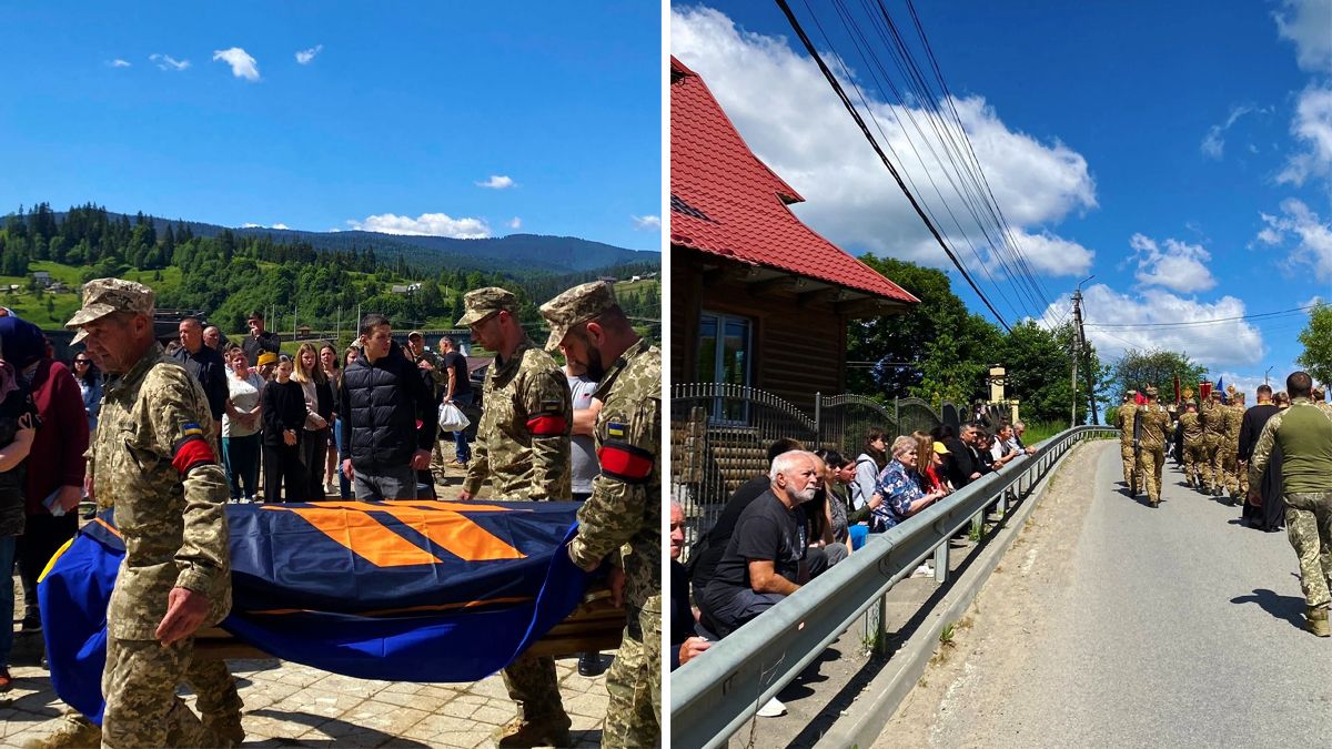 В останню земну дорогу на Ворохтянщині провели воїна Нестора Лепейка 2