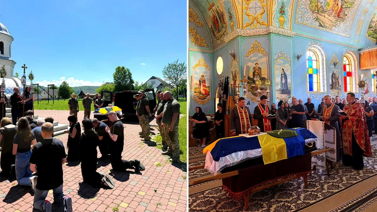 У Коломийській громаді попрощалися з воїном Василем Грицюком 4