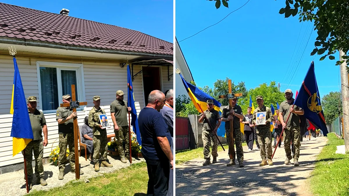 У Коломийській громаді попрощалися з воїном Василем Грицюком 2