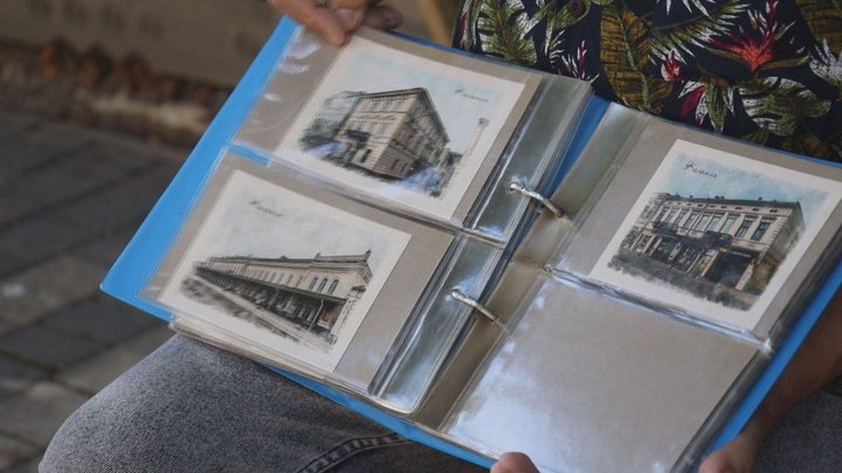 Викладач криміналістики з Донеччини створює поштівки із зображенням Коломиї 1