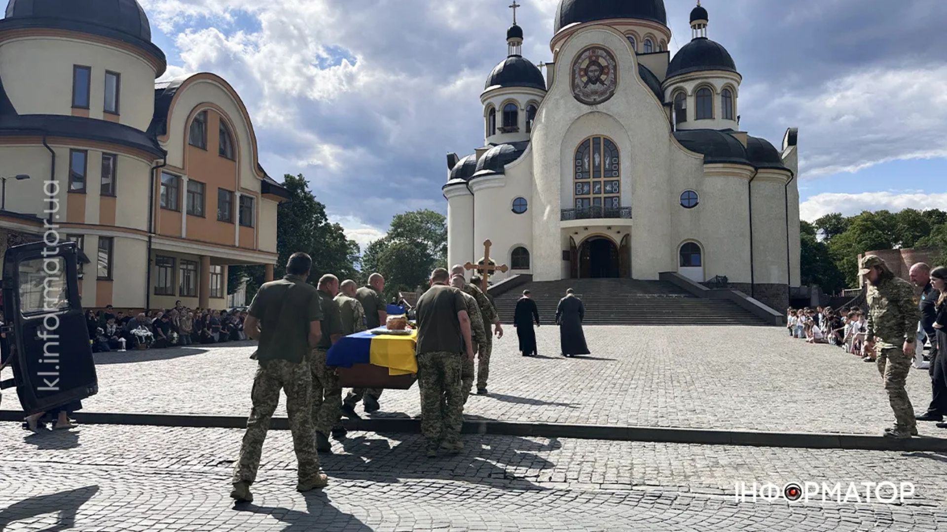 Зустріч скорботного кортежу Арсена Деркача. 11 липня 2025 рік