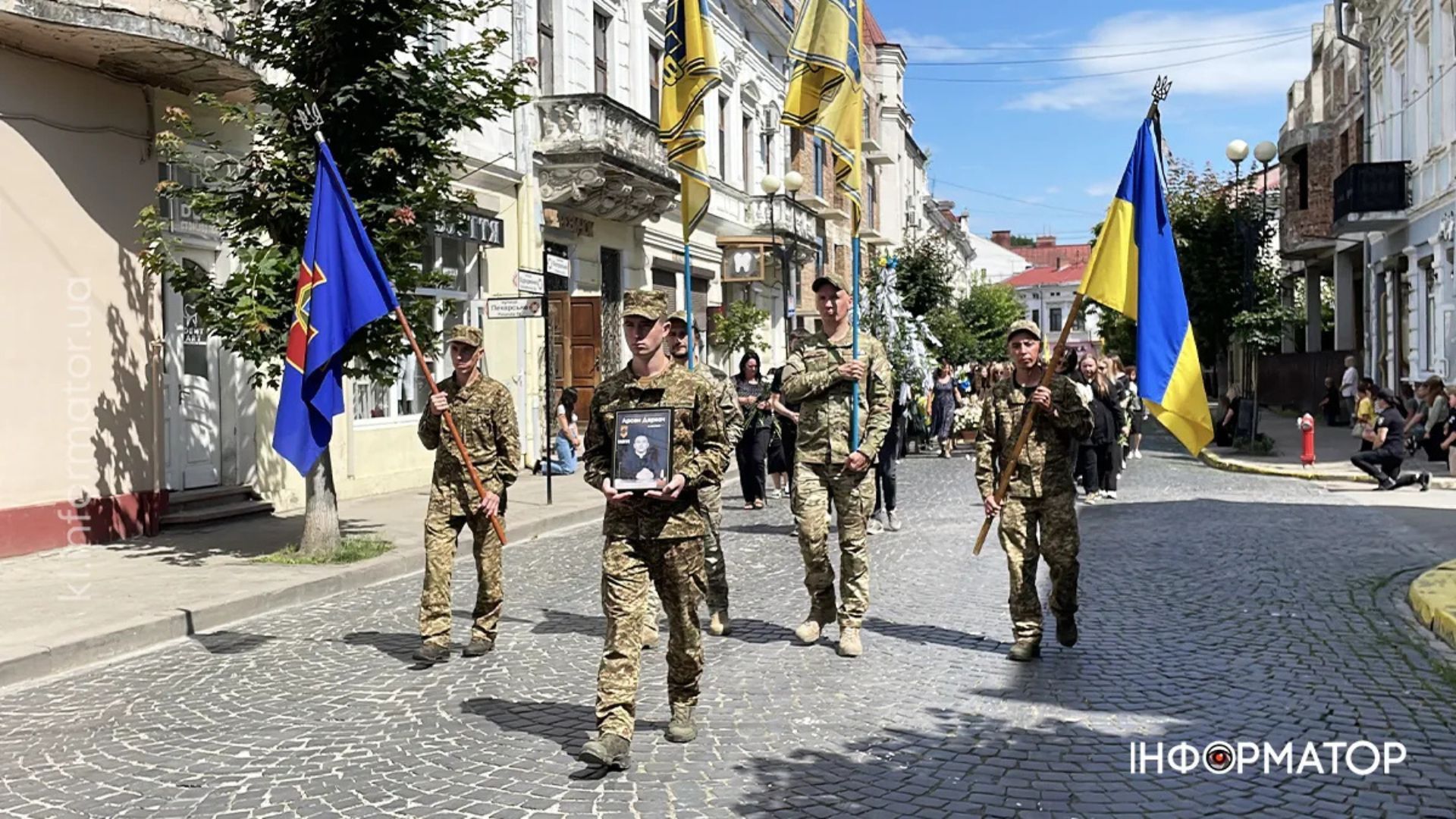 Похорон Арсена Деркача в Коломиї. 12 липня 2025 року