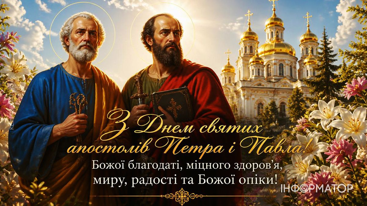 Добірка привітальних картинок до свята Петра і Павла 3