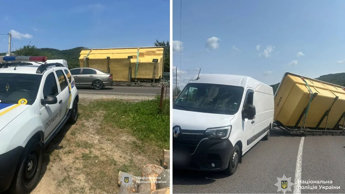 У Яремчі зіткнулися Mitsubishi та автобус із причепом