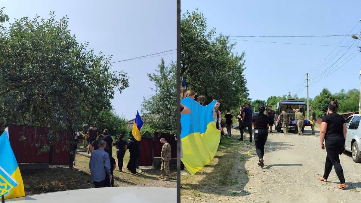Матеївецька громада зустріла полеглого захисника Романа Дранчука