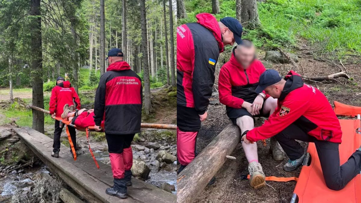 Троє туристів травмувалися в Карпатах за добу 3