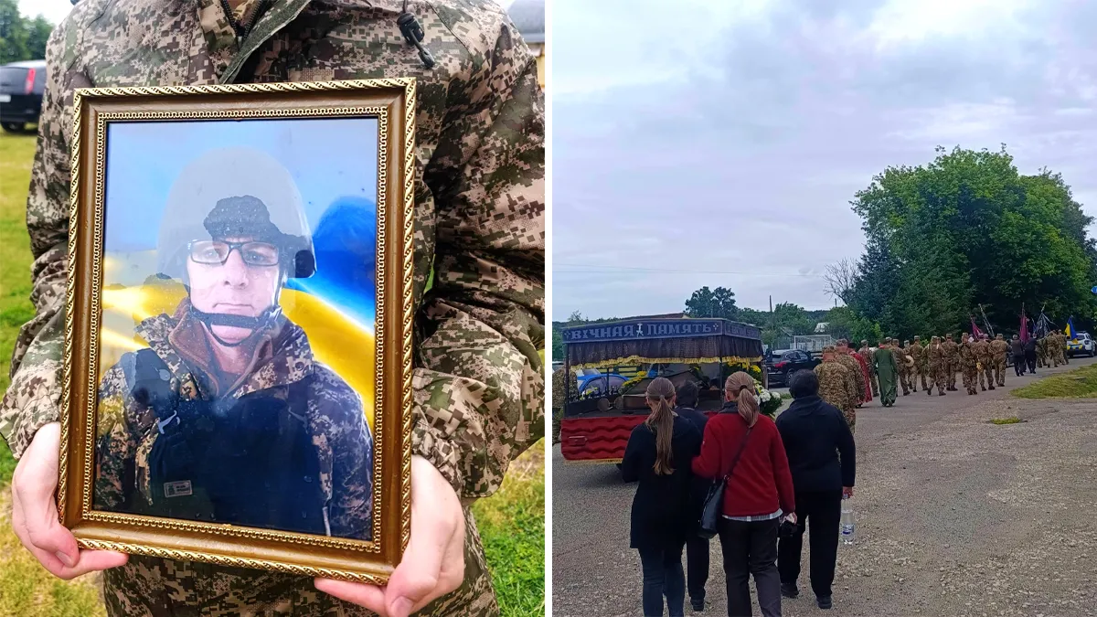 В останню путь на Коломийщині провели Романа данилюка