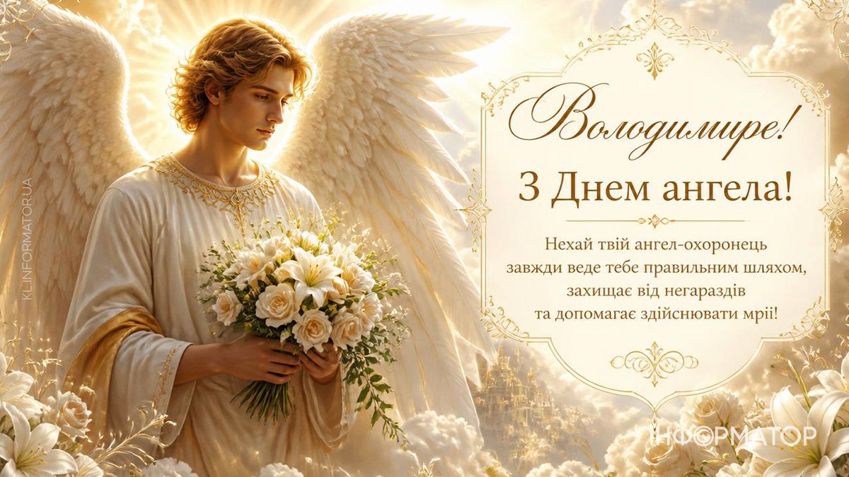 день ангела володимира привітання