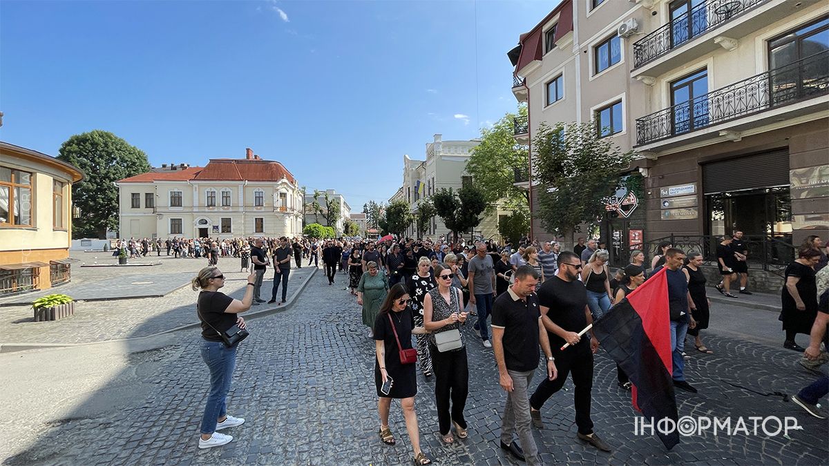 Коломия попрощалася із захисником Романом Пискором 1