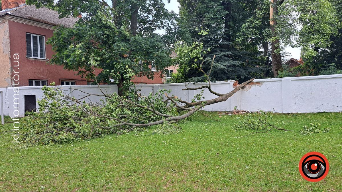Нові наслідки негоди: у парку повалені дерева, на стадіоні "Юність" пошкоджено бігові доріжки 2
