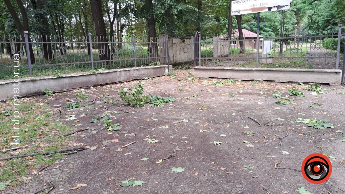 Нові наслідки негоди: у парку повалені дерева, на стадіоні "Юність" пошкоджено бігові доріжки 11