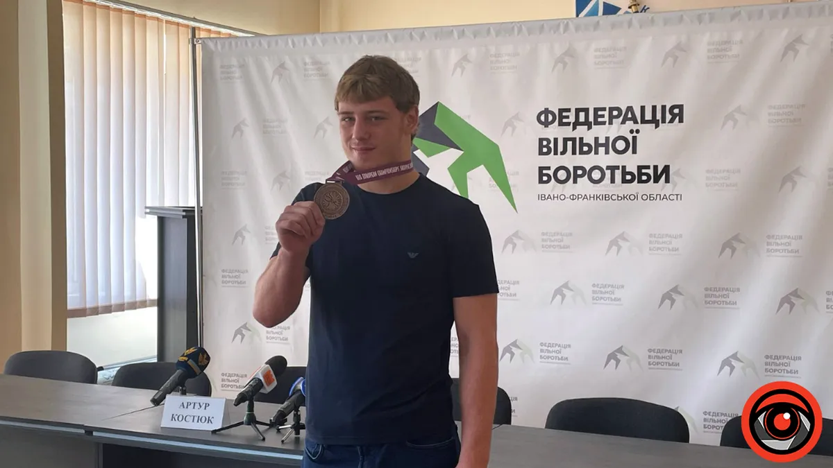Коломиян Артур Костюк підбив підсумки виступу на чемпіонаті Європи з вільної боротьби