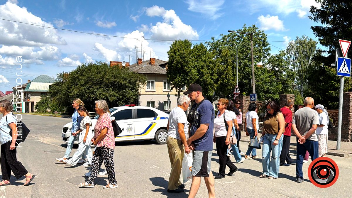 перекриття дороги Городенка