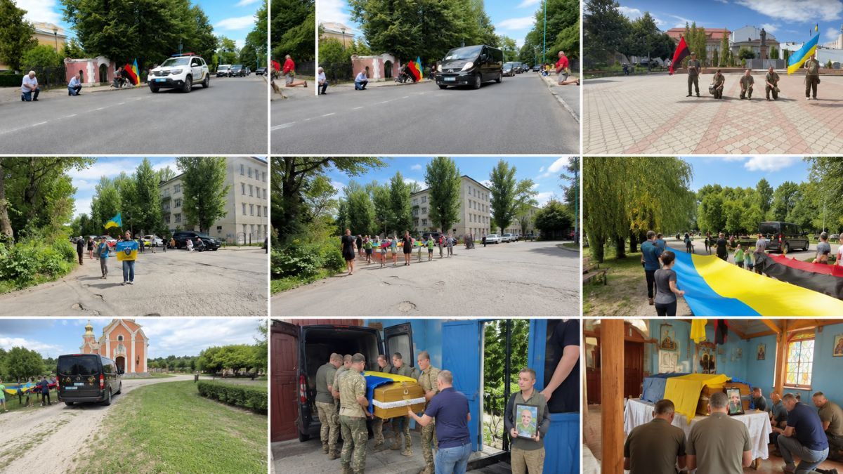 Надвірнянська громада "на щиті" зустріла захисника Костюченка Сергія 2