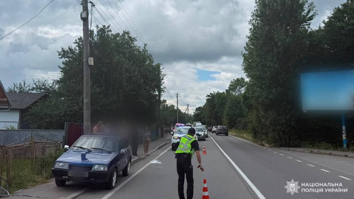 Велосипедист потрапив під колеса авто на Надвірнянщині 1