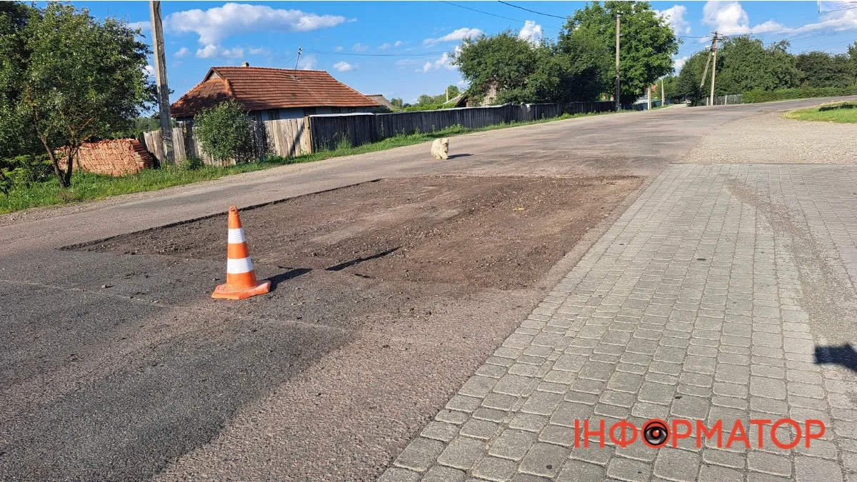У Сопові стартував ремонт дороги: водіям слід бути обережними