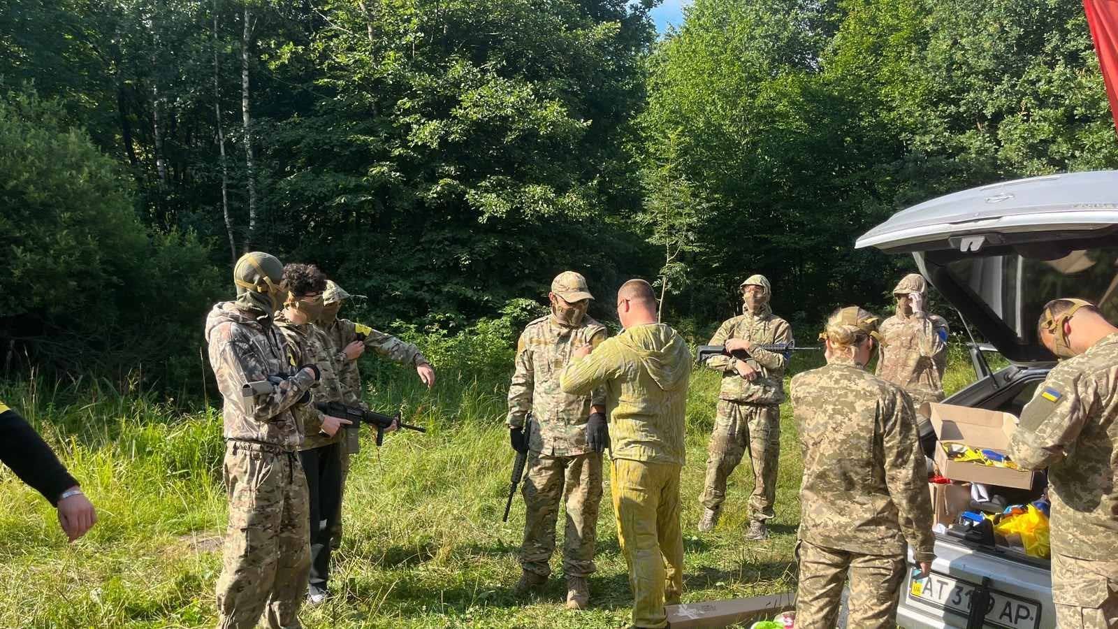 На Коломийщині відбувся турнір зі страйкболу за участі учнів і військовослужбовців 1