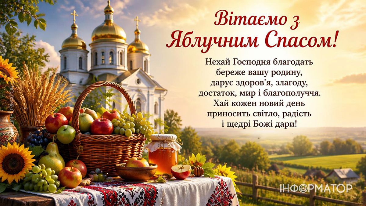 Зі святом Яблучного Спасу: найкращі привітання 4