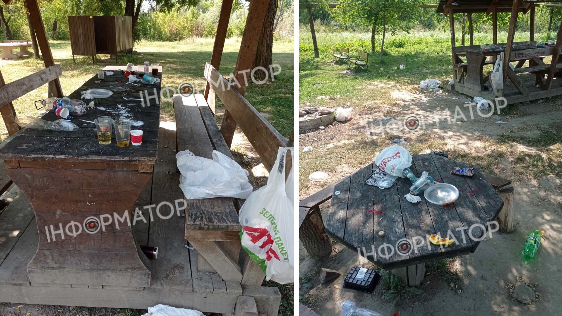 У Коломиї на спортмайданчику біля Пруту молодь залишила після себе купу сміття 2